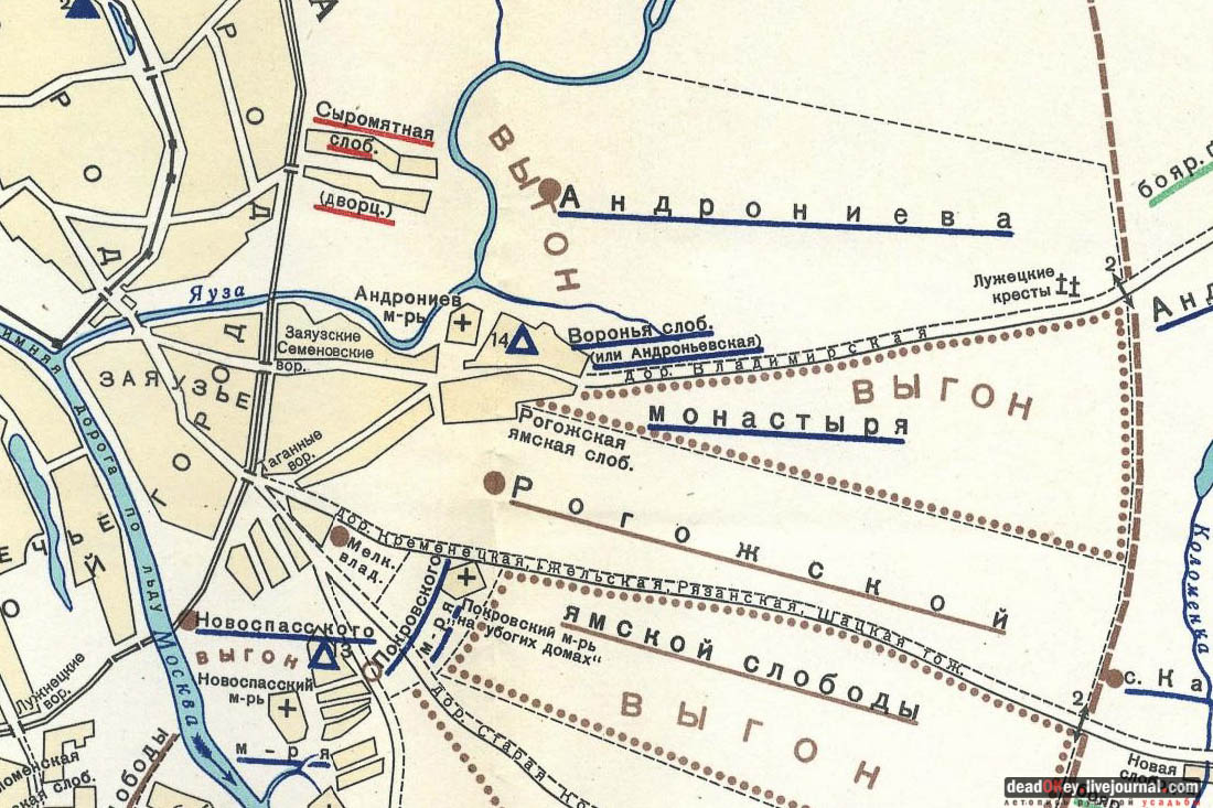 улица Школьная (1-я Рогожская улица), г. Москва, Рогожская слобода