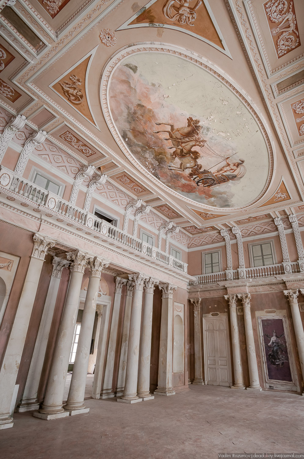 Усадьба Знаменское-Садки, интерьеры главного дома, Москва