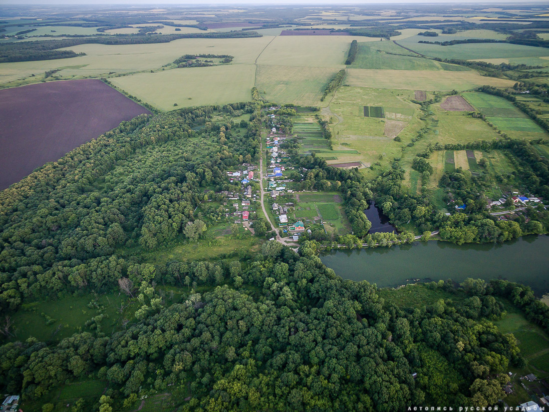 усадьба Баловнево с квадрокоптера и с дрона