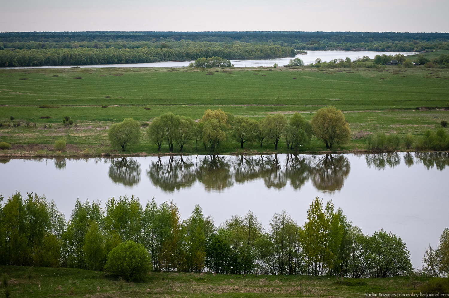 Усадьба Константиново, есенинские места, река Ока
