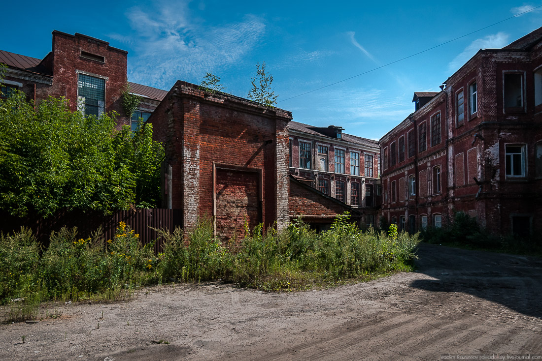 Шерстоткацкая и шелкоткацкая платочно-набивная фабрика братьев Кудиных, Московская обл., Павловский Посад, мкр. Городок.