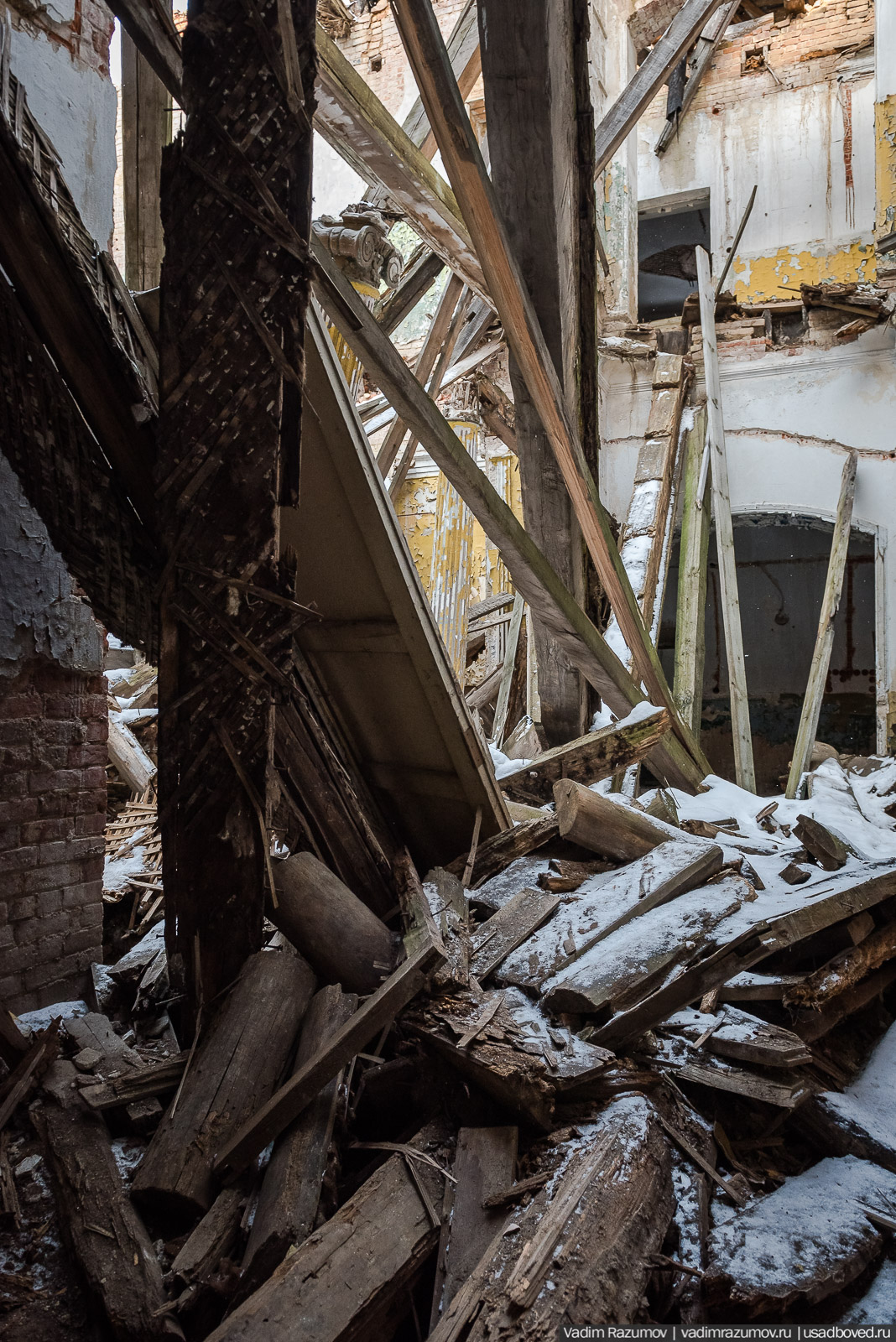 усадьба Хрусловка, Тульская область, Веневский район, зима 2020 год