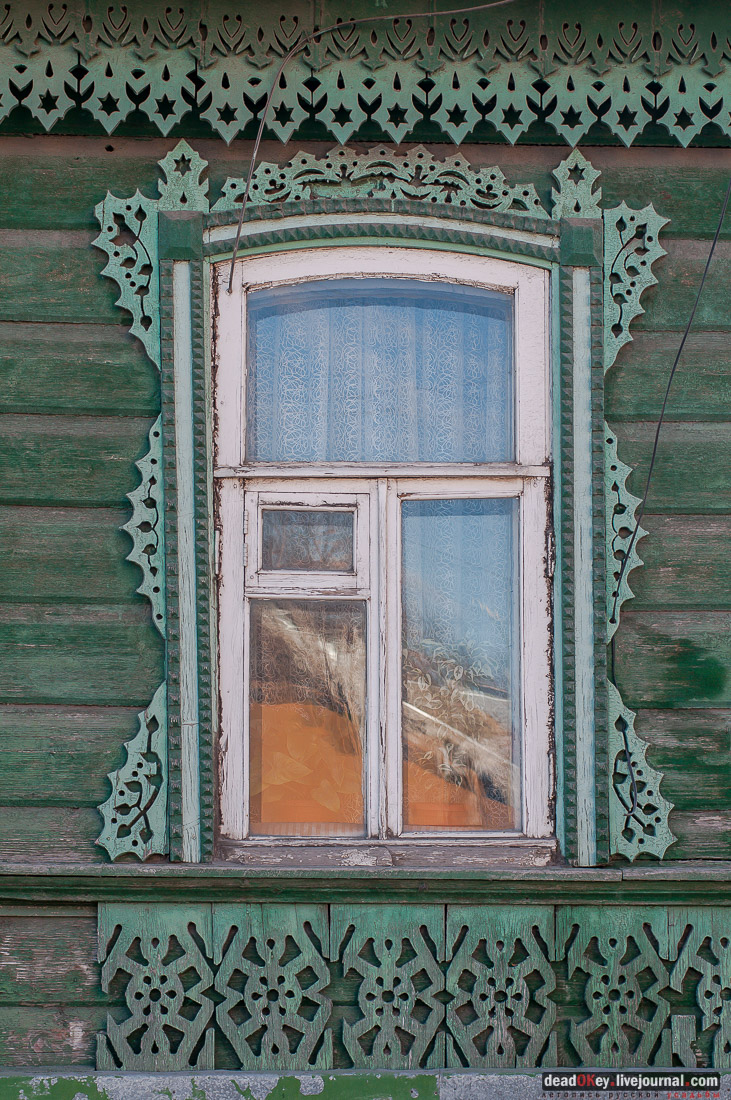 деревянные наличники Ельца, елецкий деревянный наличник