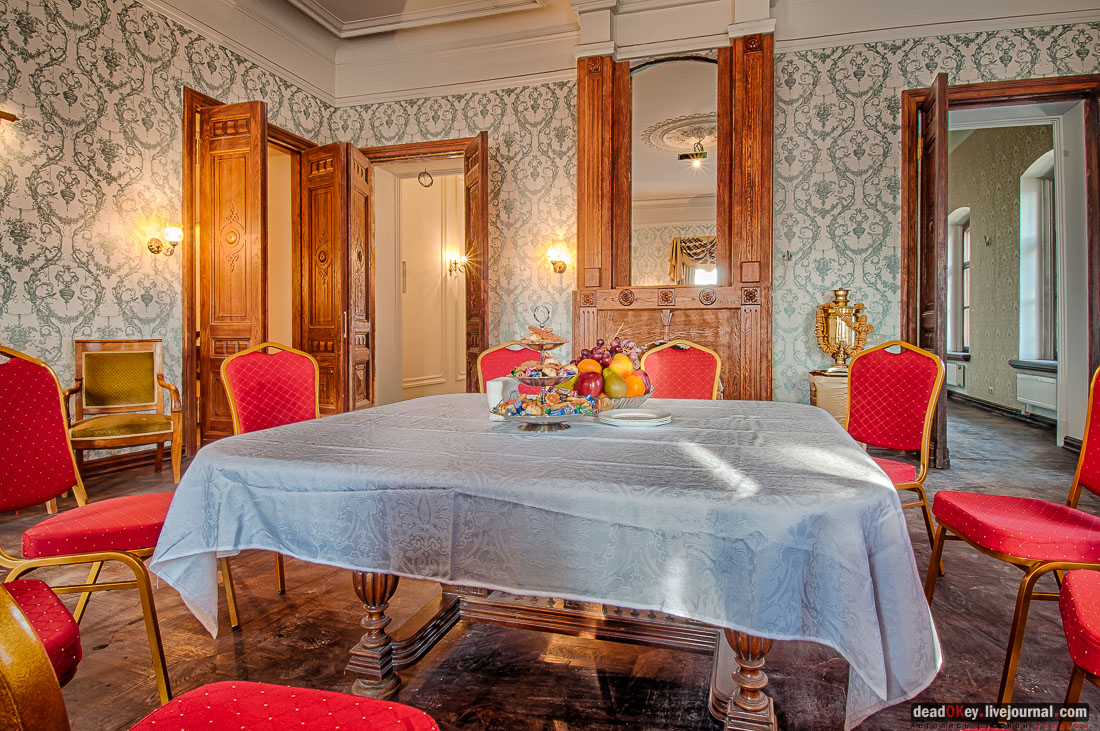 усадьба Талицы Аигиных, интерьер после реставрации, ноябрь 2014