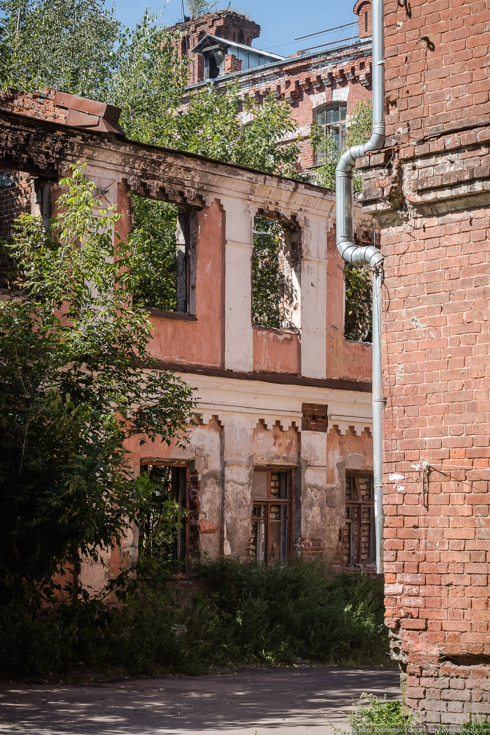 Морозовский городок, Пролетарка, Тверь, промышленность архитектура фабрика