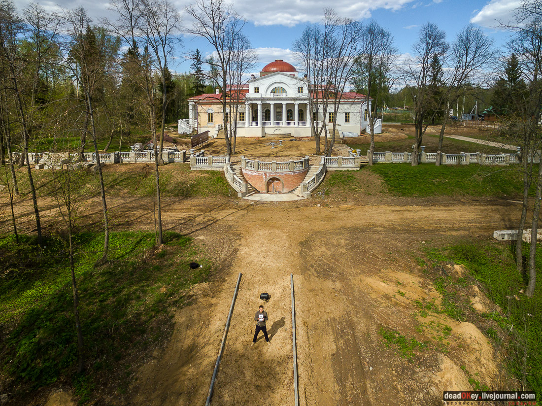 усадьба Студеные Ключи с квадрокоптера