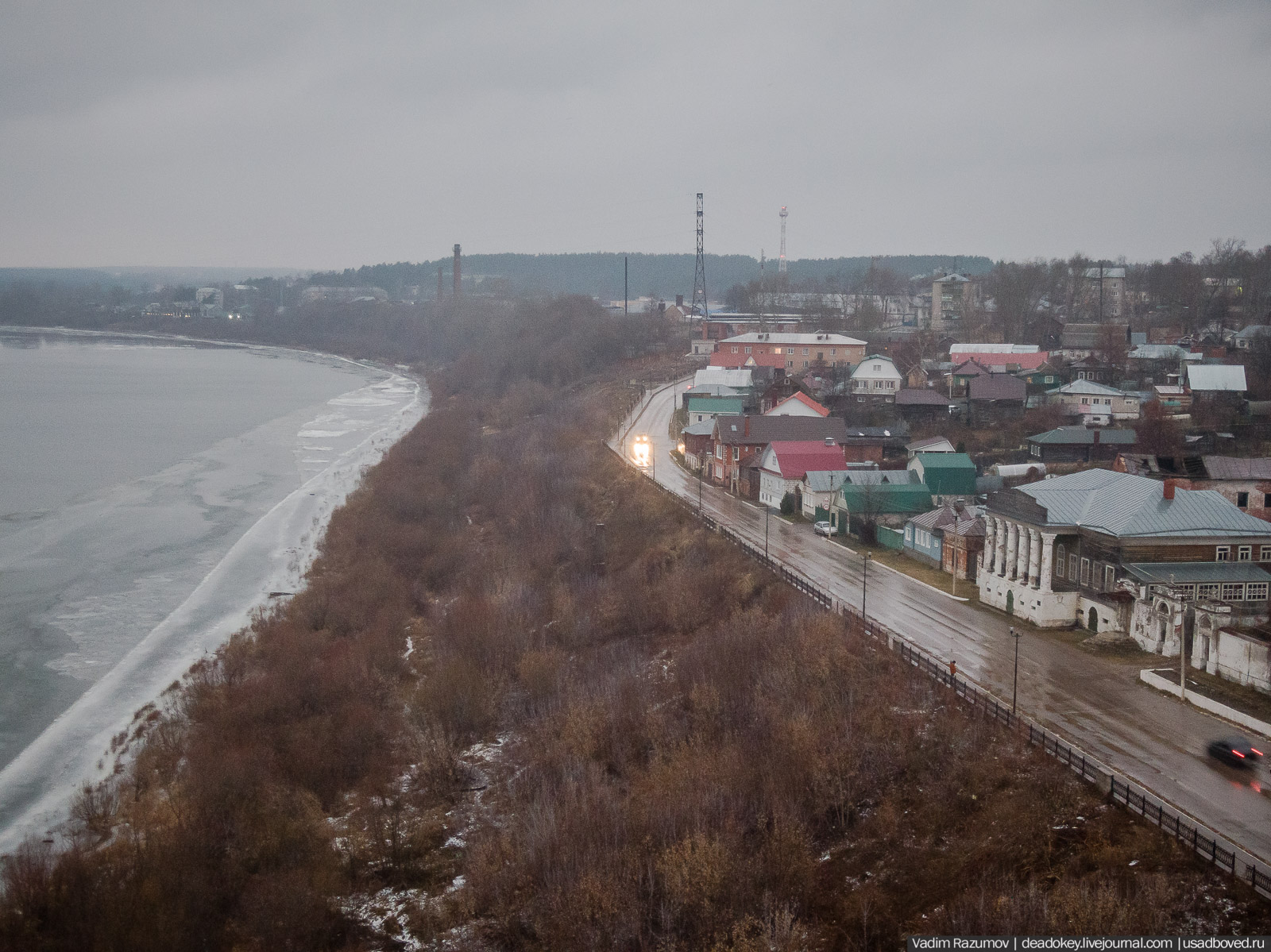 Касимов с дрона, Рязанская область