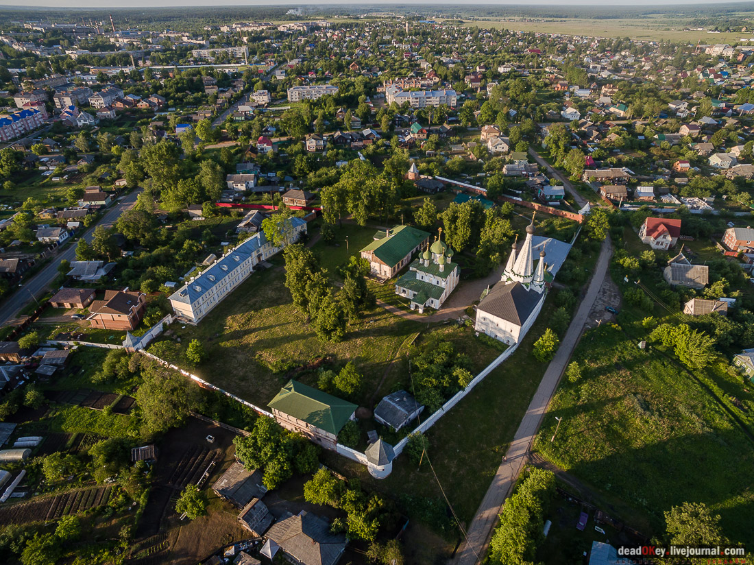 монастыри Углича с квадрокоптера