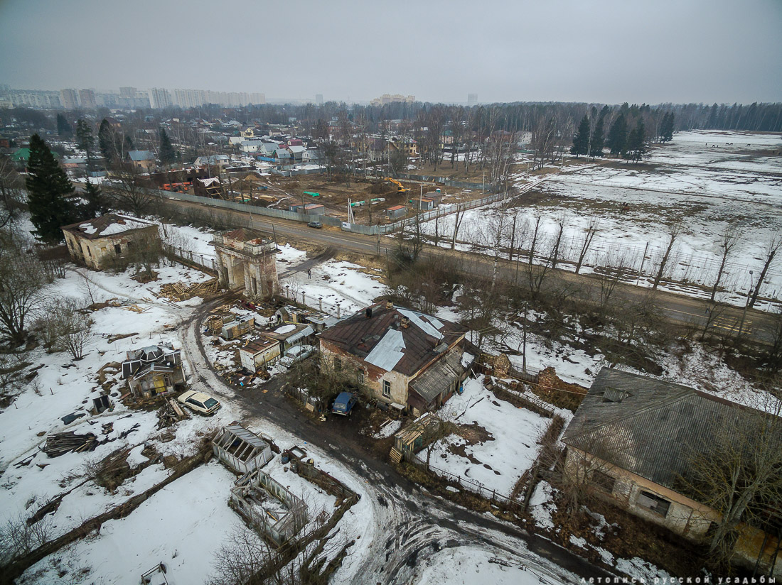 усадьба Гребнево с квадрокоптера