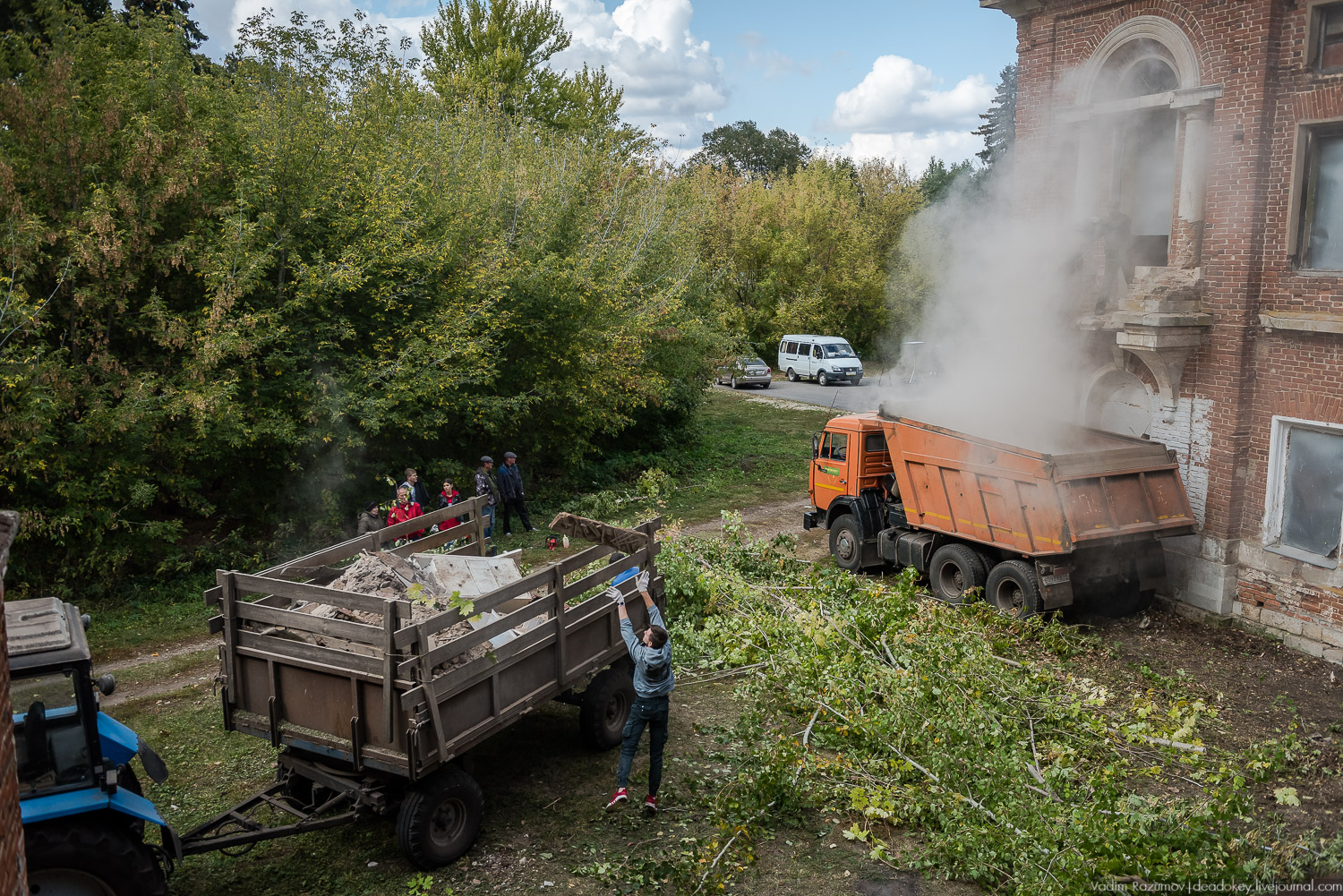 усадьба Полибино, Липецкая область, Усадебные волонтеры 21 сентября 2019 года
