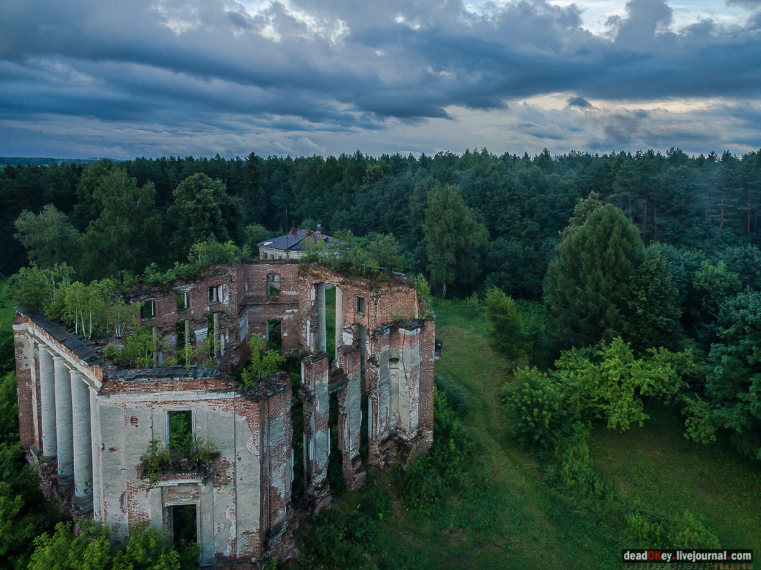 усадьба Петровское-Алабино с квадрокоптера