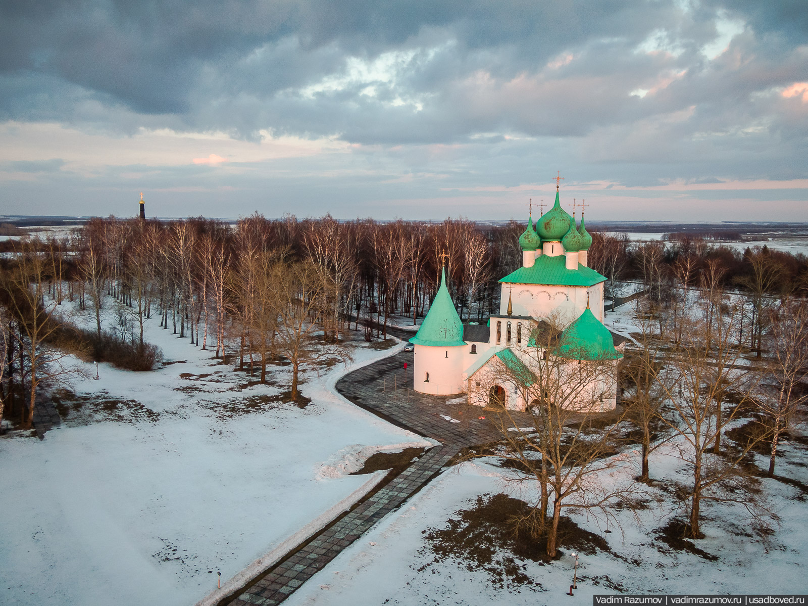 Куликово Поле, Красный холм, церковь Сергия Радонежского, архитектор Щусев