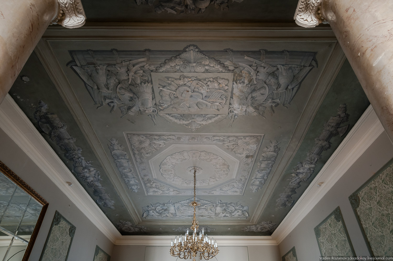 усадьба Братцево, Москва, интерьеры главного дома