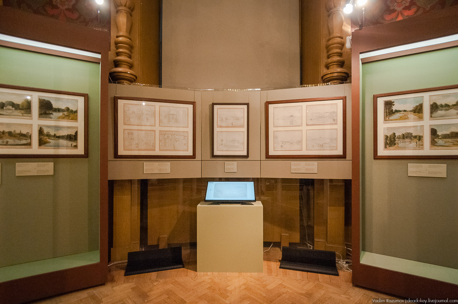 Выставка Монумент Садов Богородицких в ГИМ. Акварели Андрея Тимофеевича Болотова