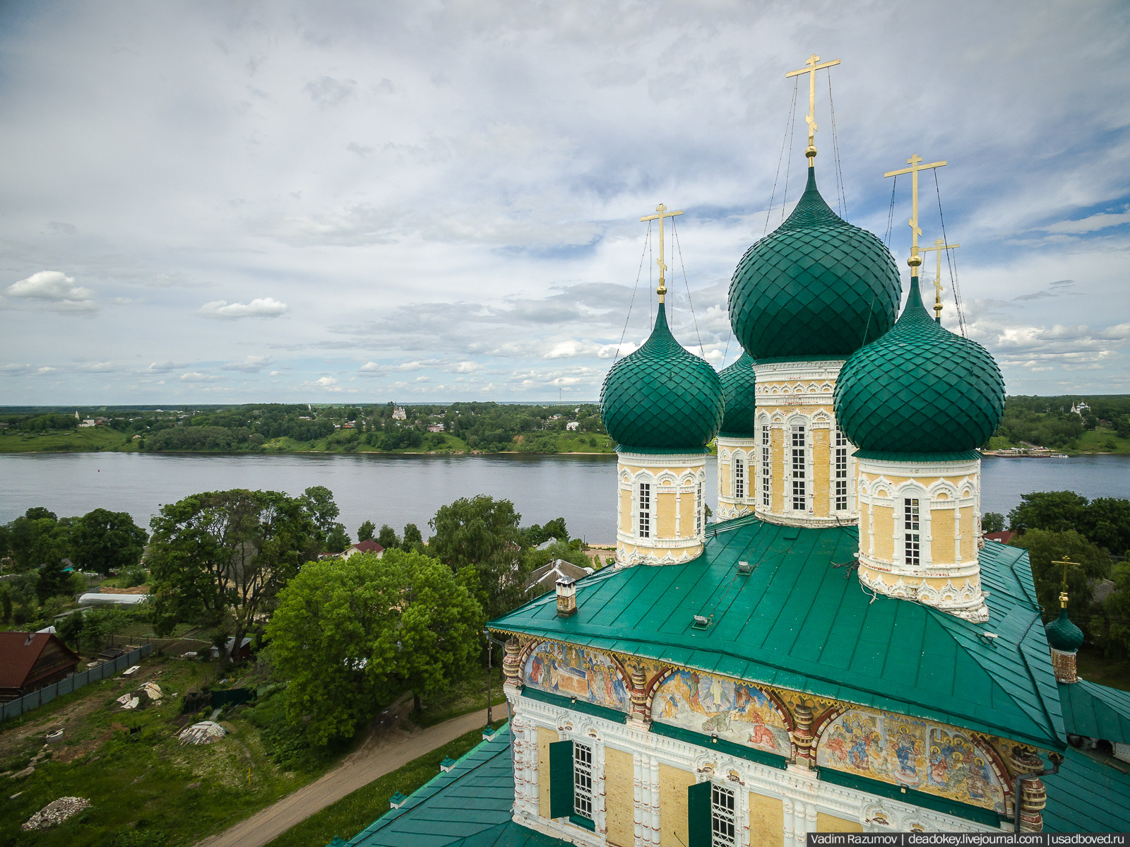 Тутаев (Романов-Борисоглебск), Ярославская область с дрона