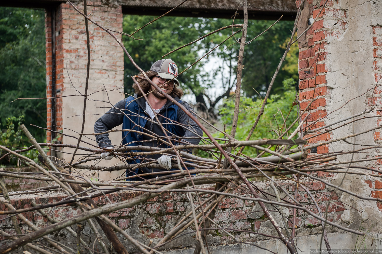 усадьба Никольское-Обольяниново, Усадебные волонтеры, субботник 17 августа 2019 года