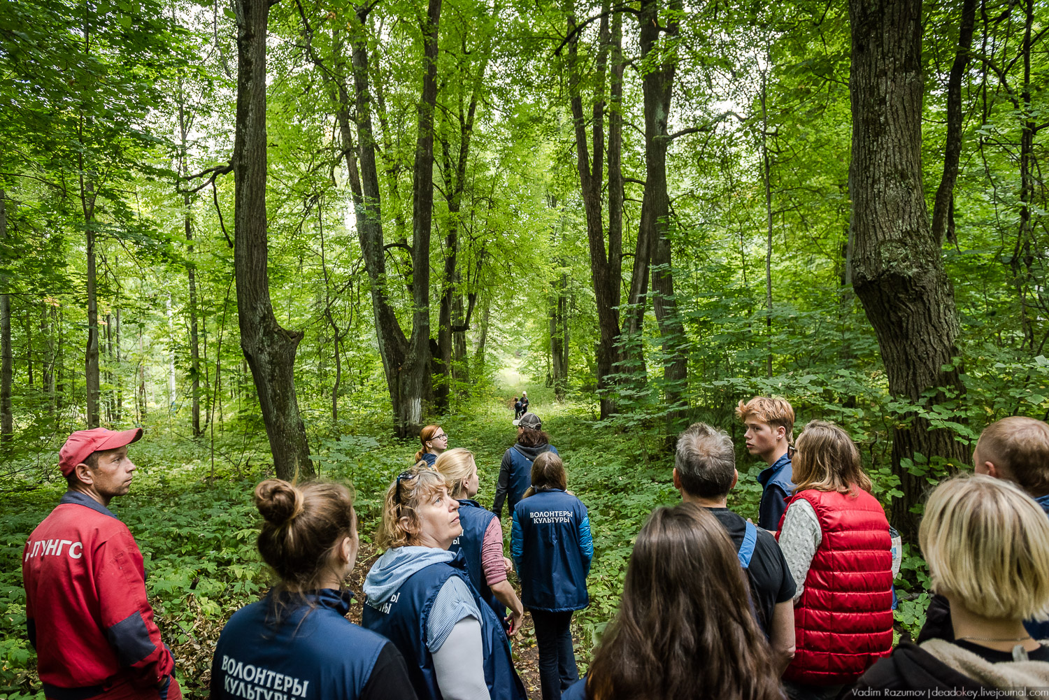 усадьба Никольское-Обольяниново, Усадебные волонтеры, субботник 17 августа 2019 года
