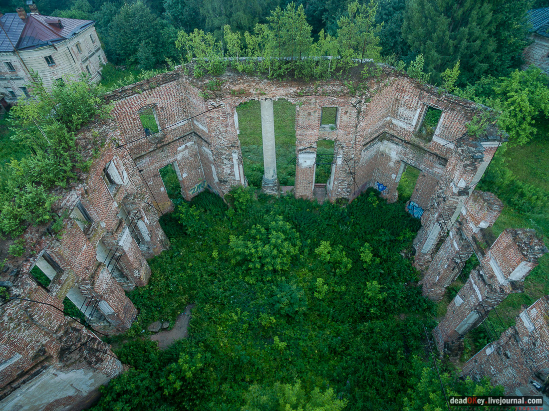усадьба Петровское-Алабино с квадрокоптера