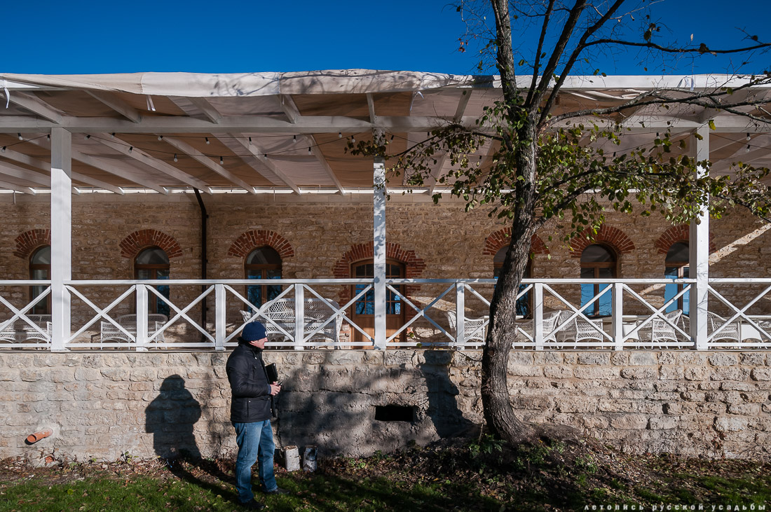 усадьба Скорняково-Архангельское, интервью с Алексеем Шкрапкиным