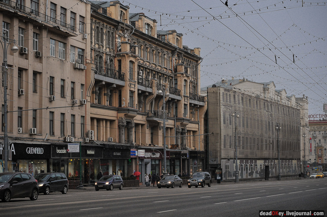 Доходный дом товарищества А. Бахрушина Сыновья, 1900-1901, архитектор К.К. Гиппиус, Тверская ул.12