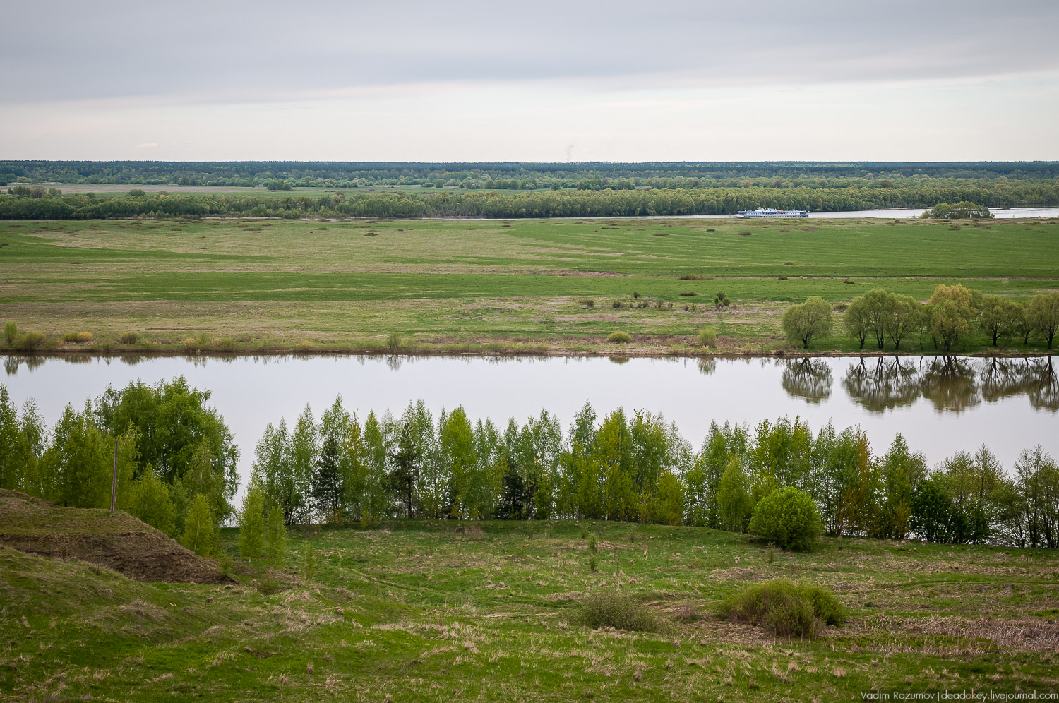 Усадьба Константиново, есенинские места, река Ока