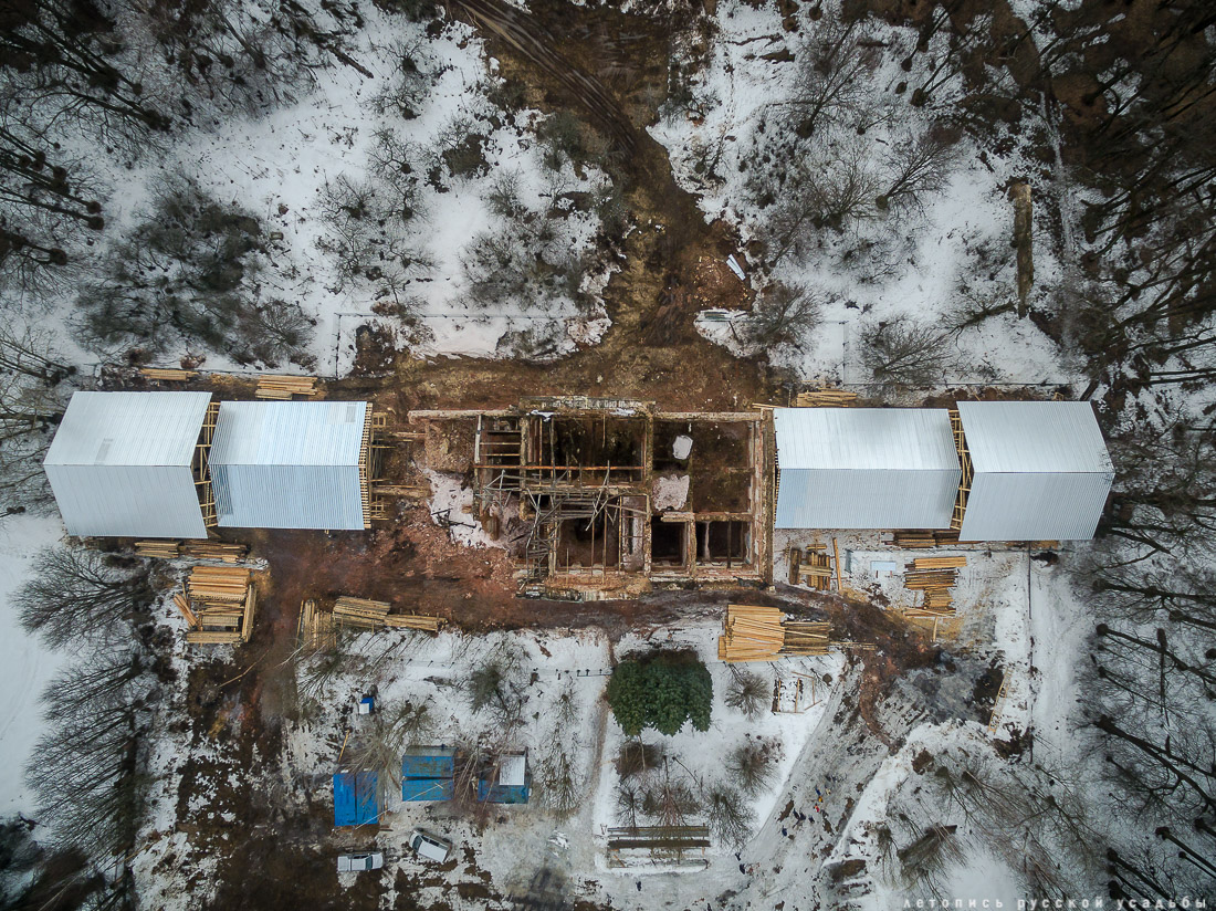 усадьба Гребнево с квадрокоптера