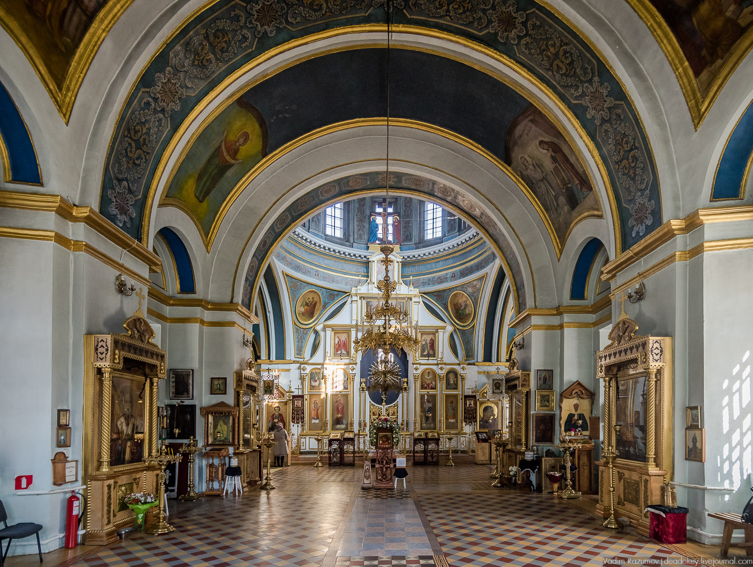 Казанский храм в Богородицке, интерьеры