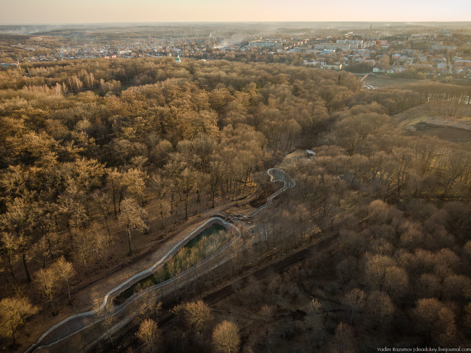 Богородицк, каскадные пруды