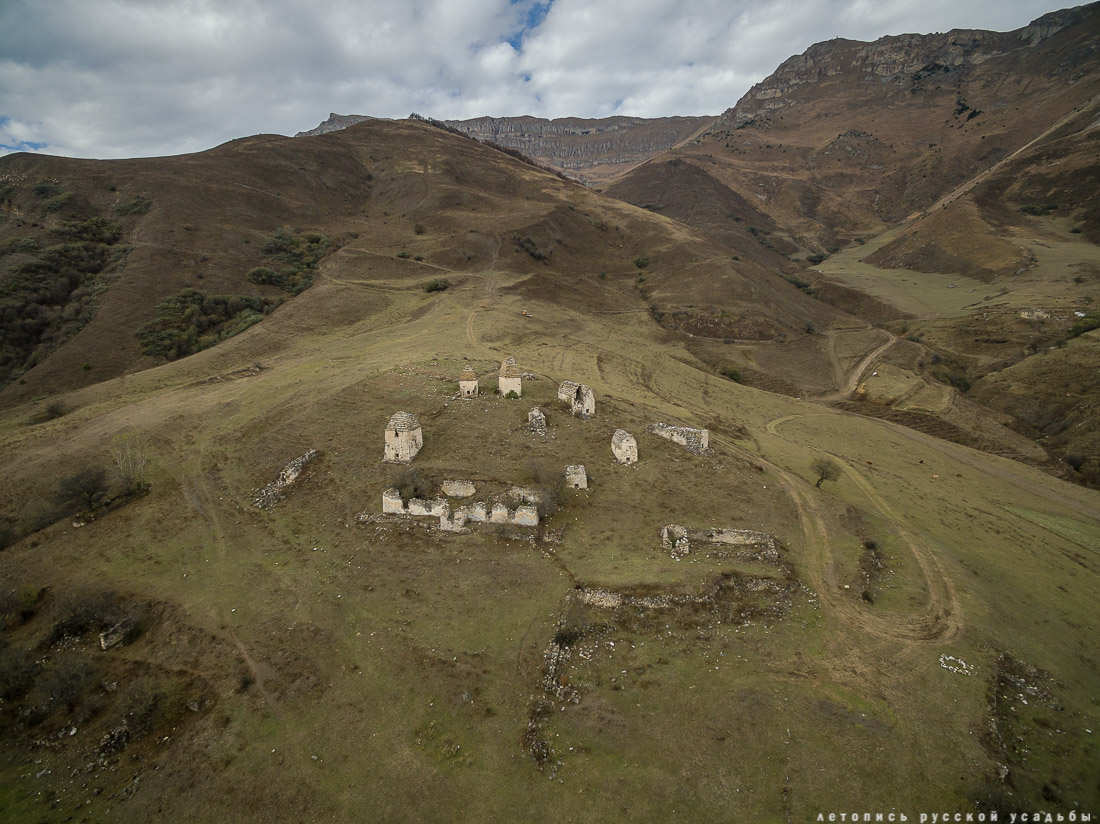 Башенный комплекс Фалхан, Ингушетия, Джейрахский район с квадрокоптера