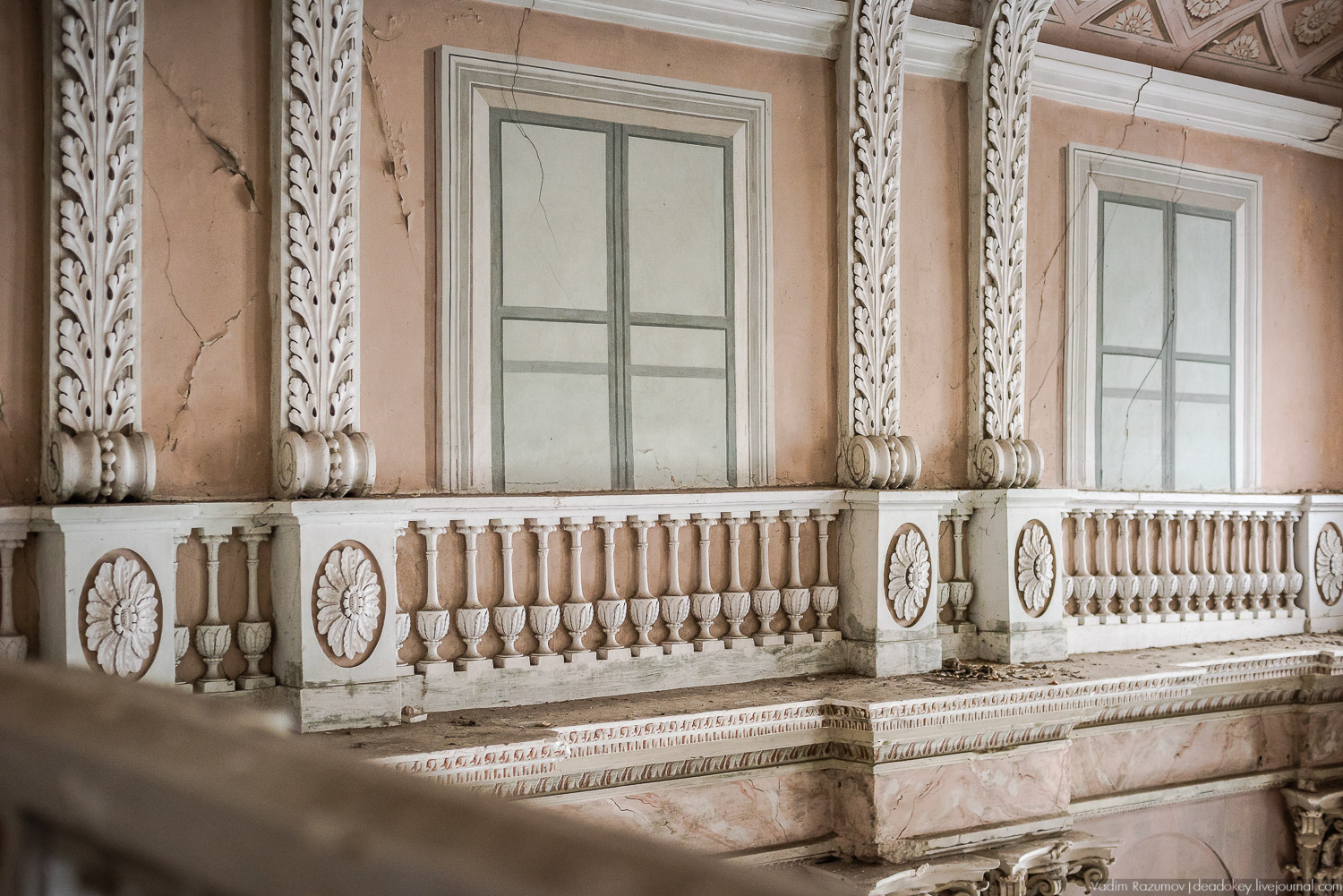 Усадьба Знаменское-Садки, интерьеры главного дома, Москва