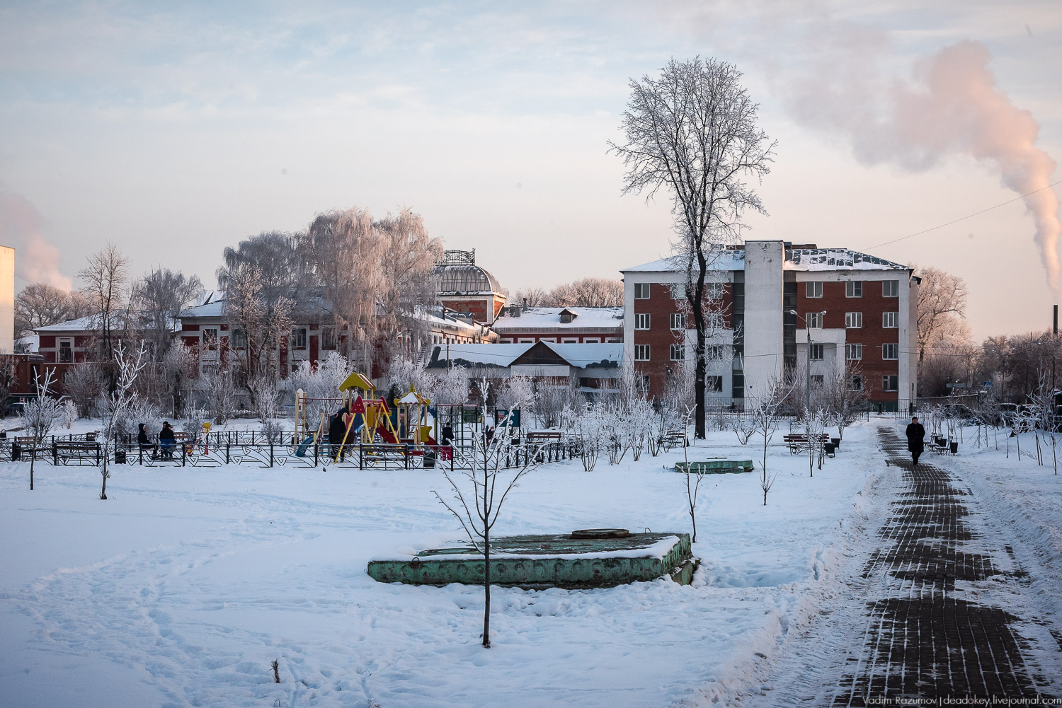 Больничный комплекс, казарма и театр в Орехово-Зуево
