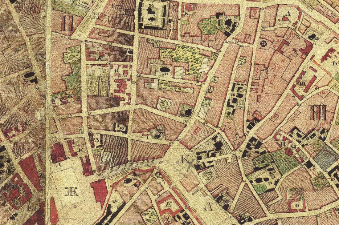 усадьба, палаты Пожарского, дом Ростопчиных и Денисова Орлова, ул. Большая Лубянка д.14