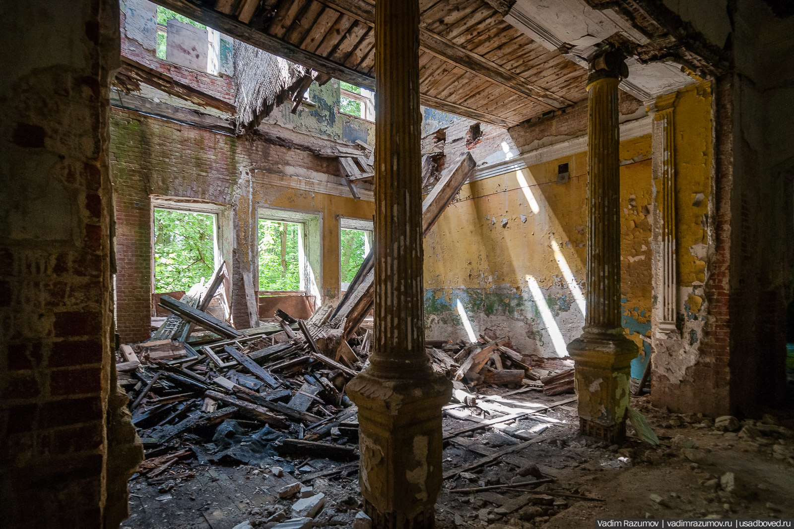 усадьба Хрусловка, Тульская область, Веневский район, зима 2020 год