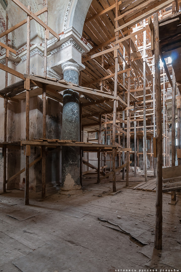 Интерьеры Борисоглебского собора в Торжке, Тверская область, арх. Н.А. Львов, Екатерина II, Борисоглебский монастырь