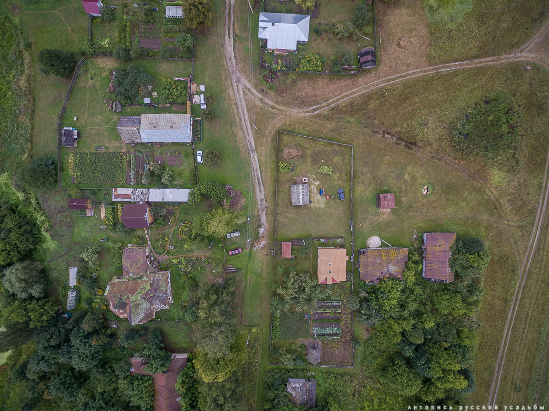 усадьба Меховицы с квадрокоптера, Ивановская область, продается усадьба, дом