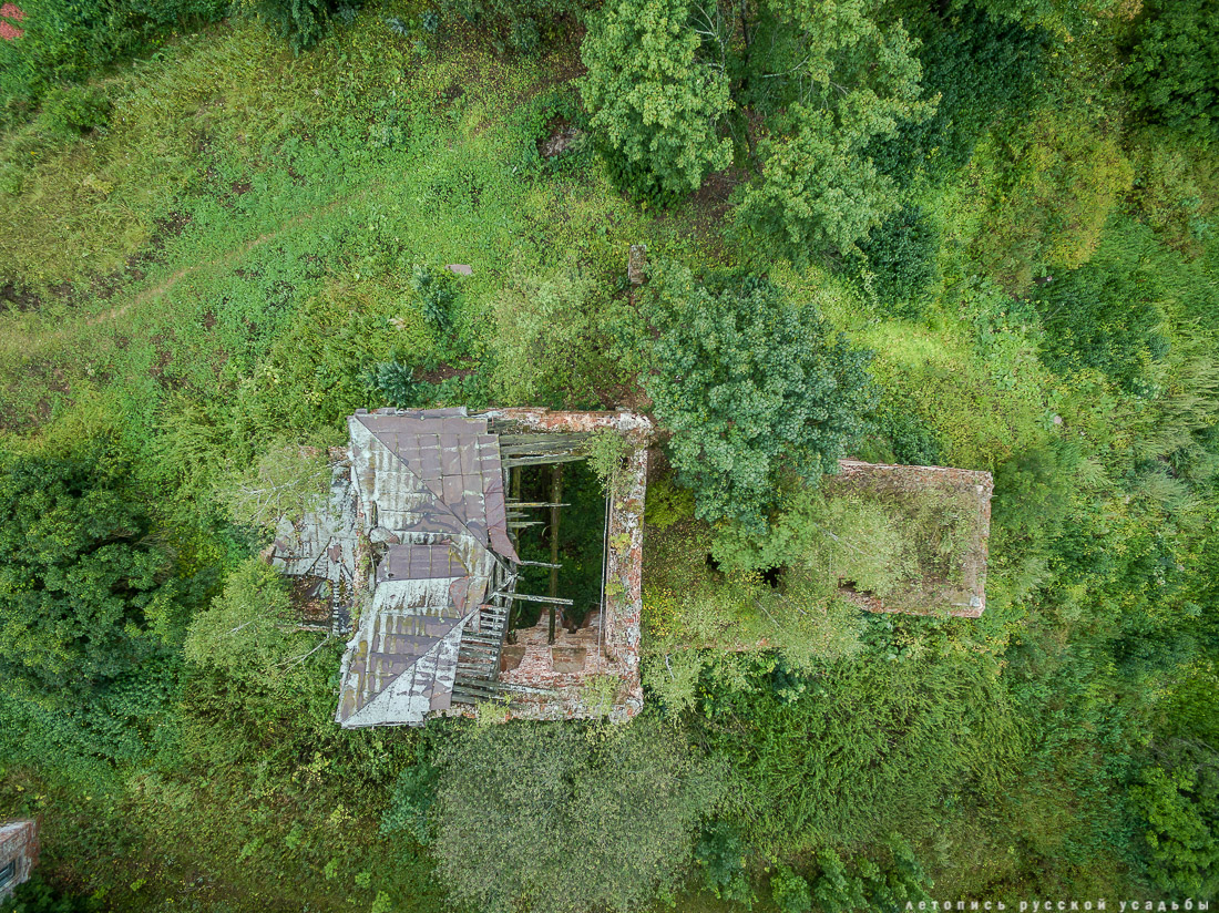 усадьба Меховицы с квадрокоптера, Ивановская область, продается усадьба, дом