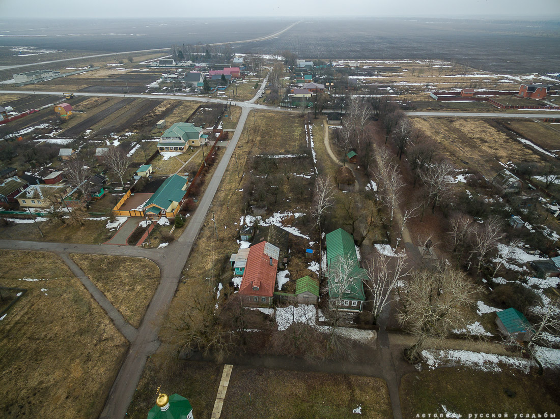 усадьба Константиново, где родился Сергей Есенинын с квадрокоптера
