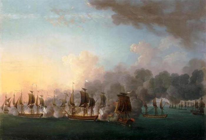 Batalla de Louisbourg, 21 de julio de 1781 (700x475, 30Kb)