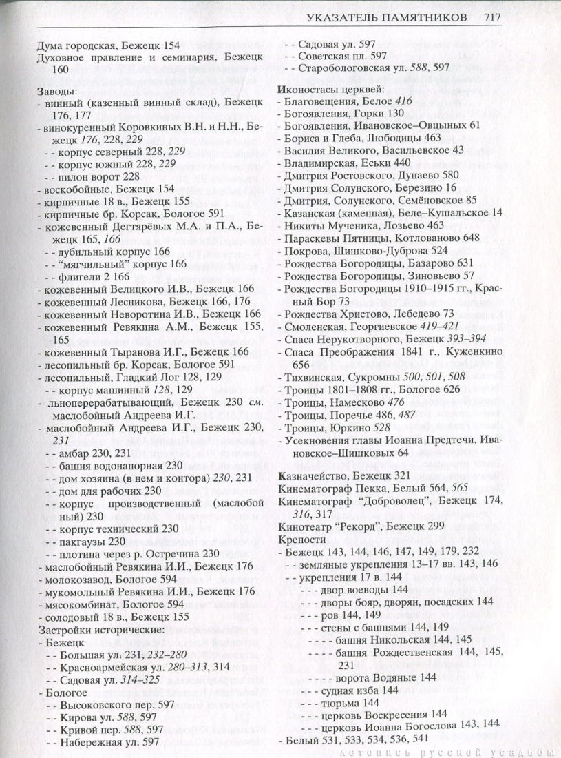 Свод памятников архитектуры и монументального искусства России: Тверская область, часть 2