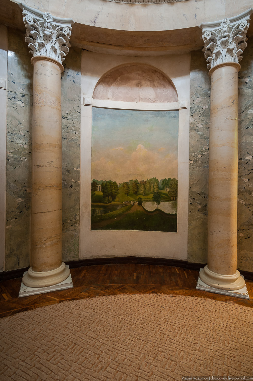 усадьба Братцево, Москва, интерьеры главного дома