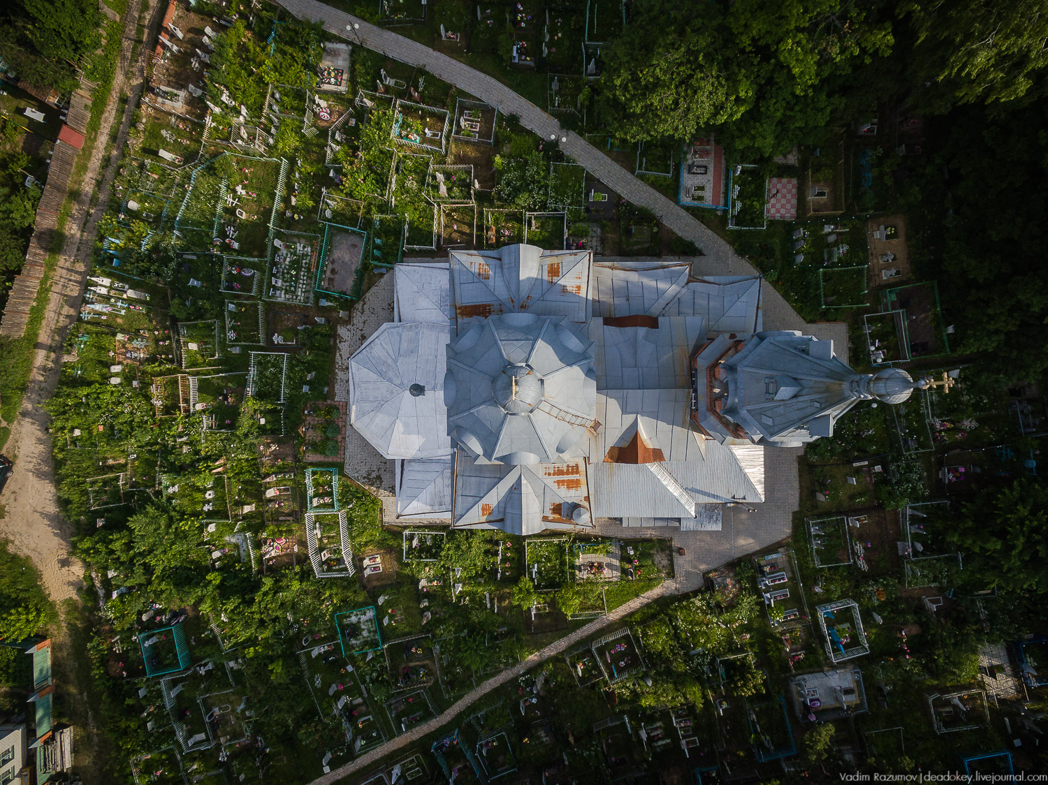 Гороховец с дрона