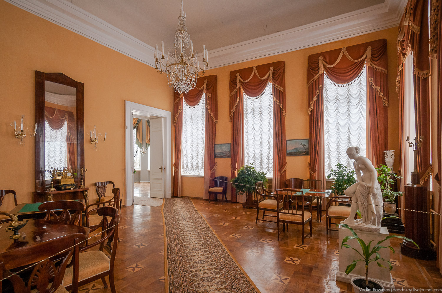 Богородицк, интерьеры дворца