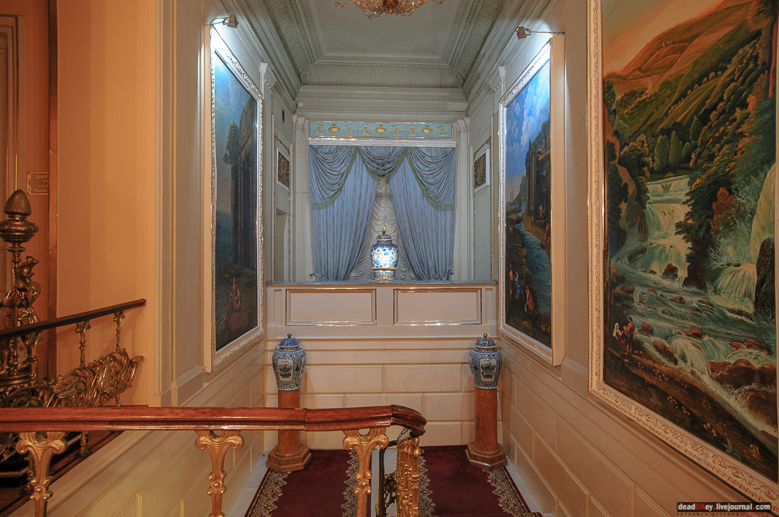 усадьба Коншиных, ул. Пречистенка д.16/2. Дом ученых. Интерьеры усадьбы.