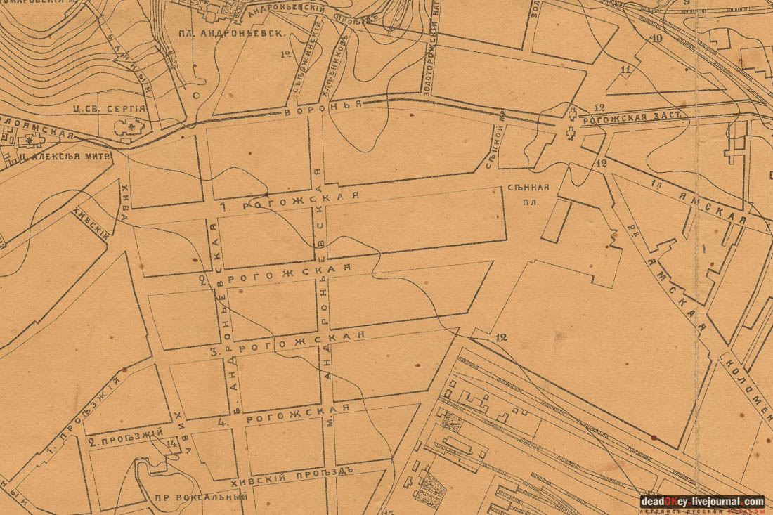 улица Школьная (1-я Рогожская улица), г. Москва, Рогожская слобода