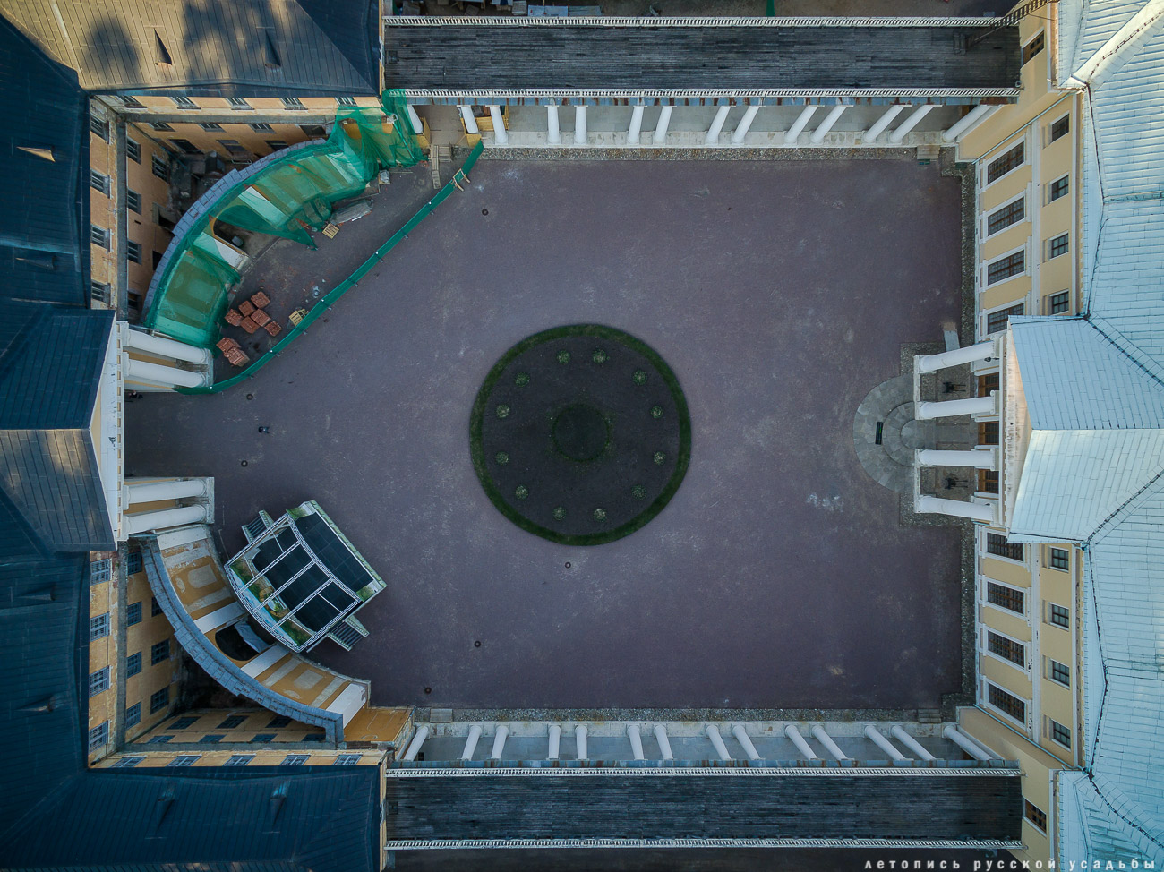 усадьба Архангельское с квадрокоптера (аэросъемка с дрона)