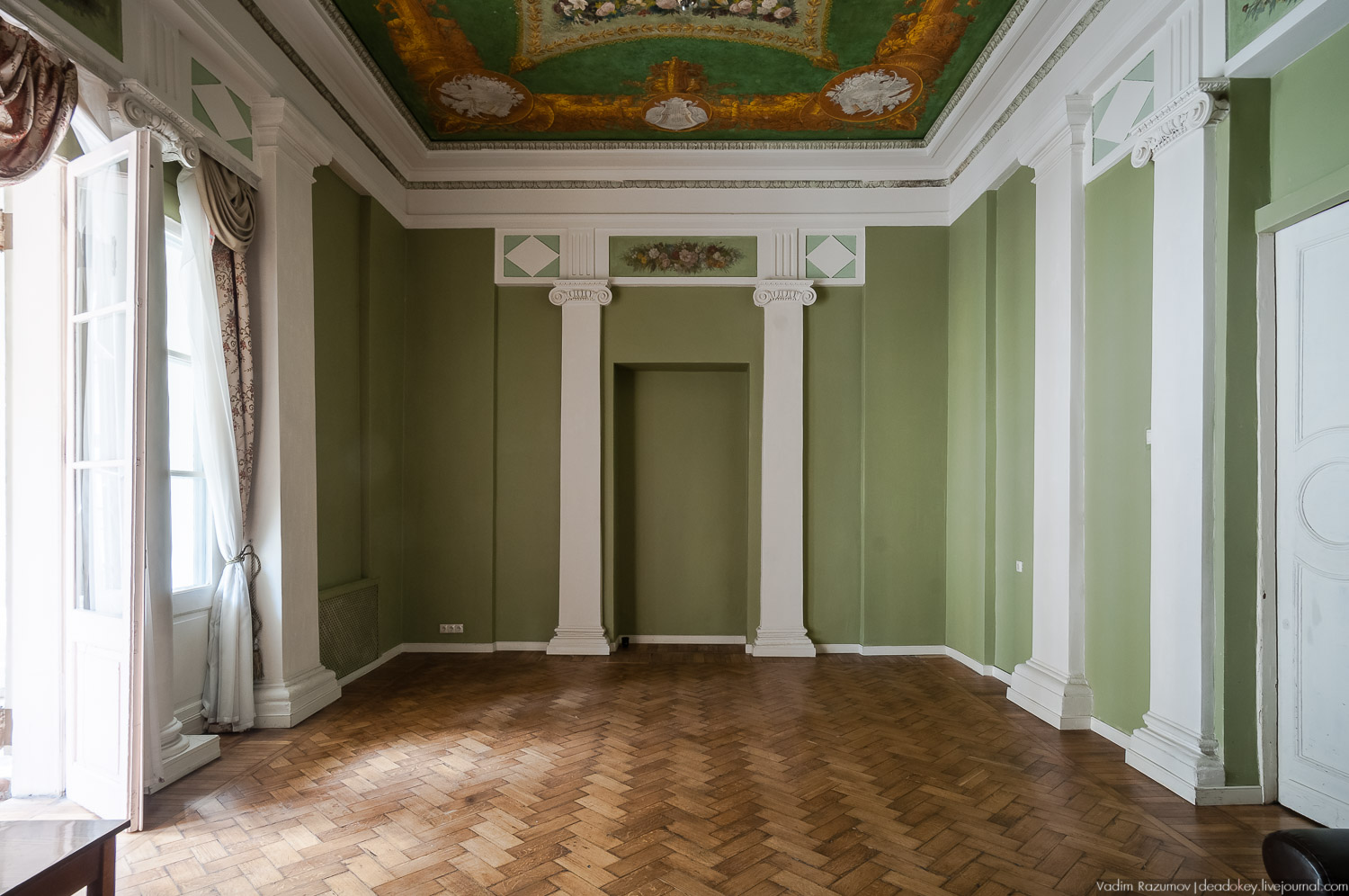 усадьба Братцево, Москва, интерьеры главного дома