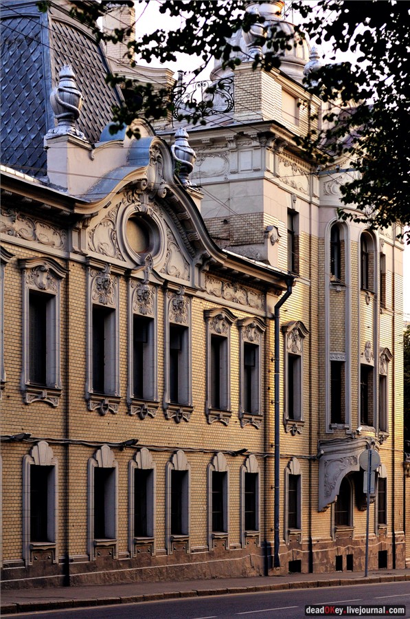 Особняк Г.В. Бардыгиной (Э.Г. Марк), 1911, архитектор И.Т. Барютин, ул. Воронцово Поле, 6