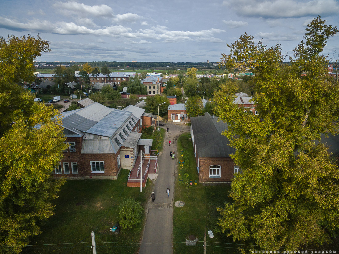 Поселок Октябрьский, фабрика Шорыгина с квадрокоптера