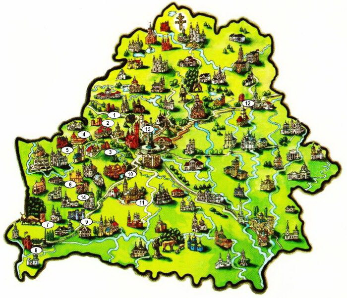 Карту усадеб России