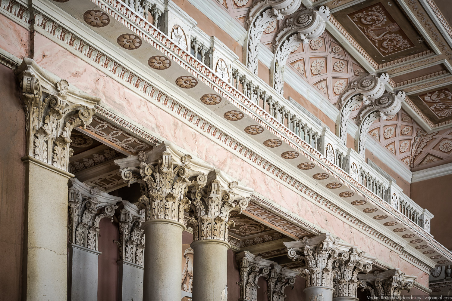 Усадьба Знаменское-Садки, интерьеры главного дома, Москва